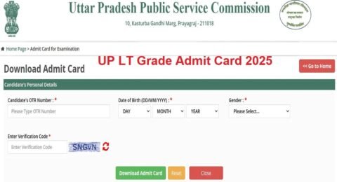 UP LT Grade Admit Card 2025