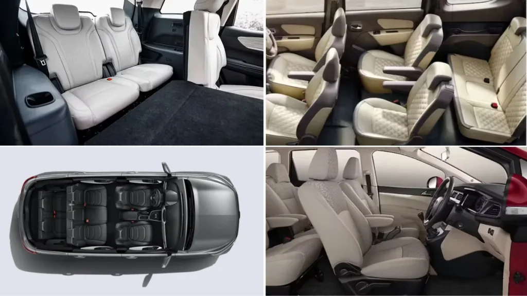 महिंद्रा 7-सीटर इंटीरियर