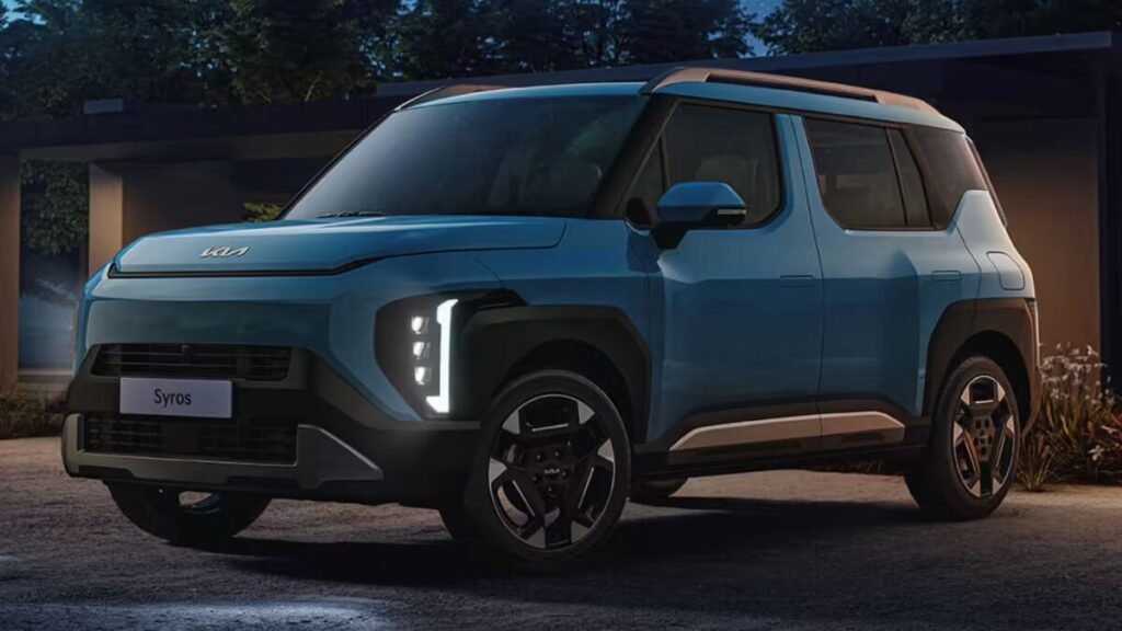 Kia Syros इलेक्ट्रिक SUV: चार्ज होते दिखी Kia Syros इलेक्ट्रिक SUV, भारत में साल 2026 में हो सकती है लॉन्च