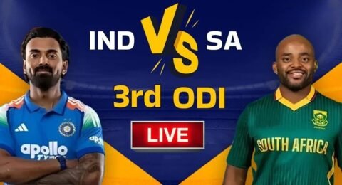 IND vs SA 3rd ODI Live