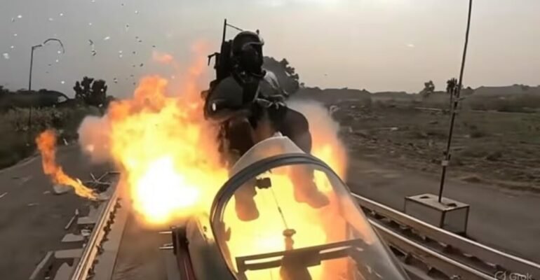 DRDO रॉकेट स्लेड टेस्ट