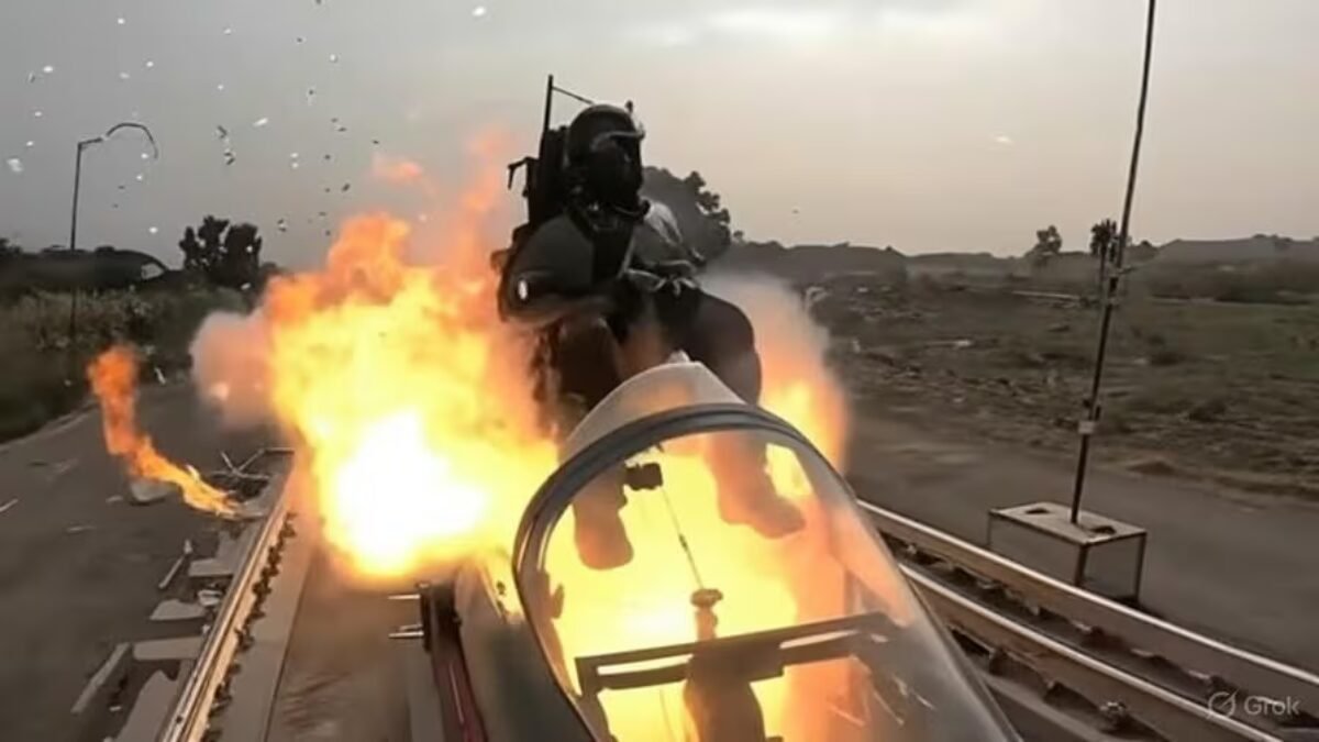 DRDO रॉकेट स्लेड टेस्ट