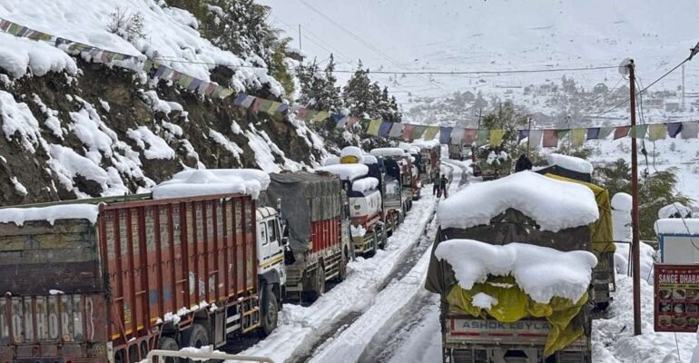 बर्फबारी हिमाचल 2025
