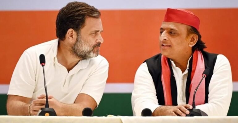 सपा कांग्रेस टूटना