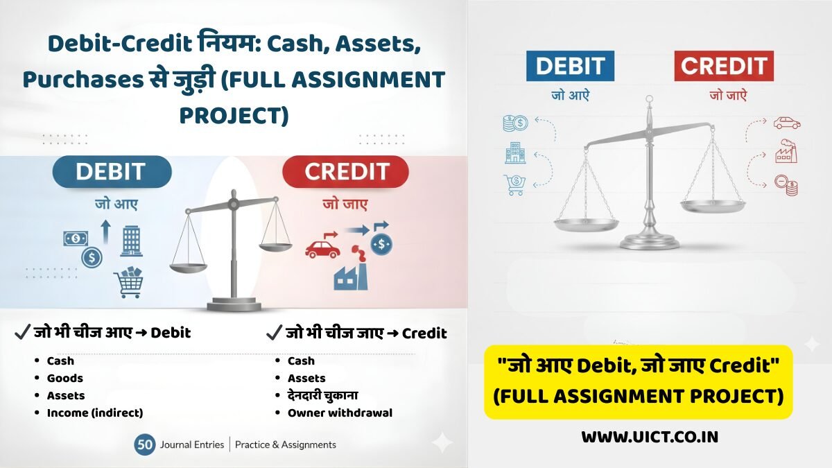 जर्नल एंट्री असाइनमेंट