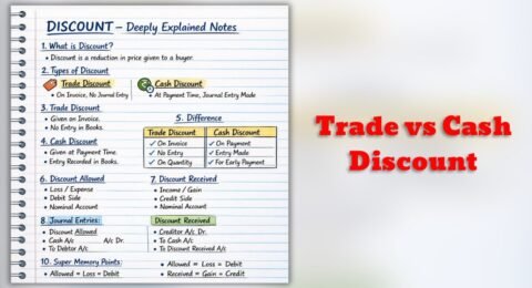 Trade Cash Discount Notes