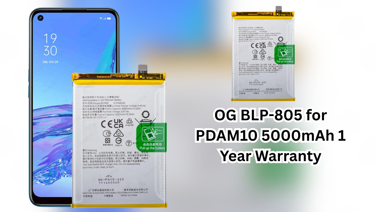 BLP 805 battery model name OG BLP-805 5000mAh replacement battery