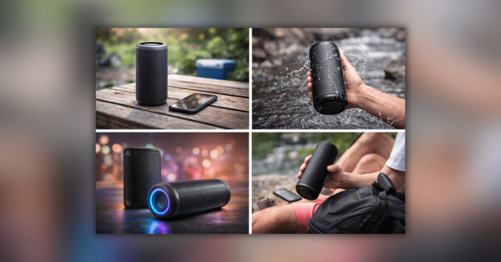 Portable Speaker आउटडोर और पार्टी के लिए Bluetooth वायरलेस स्पीकर