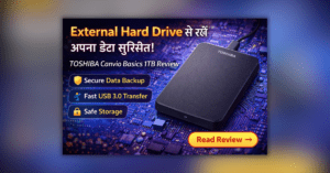 TOSHIBA Canvio Basics 1TB Portable External Hard Drive for secure data backup