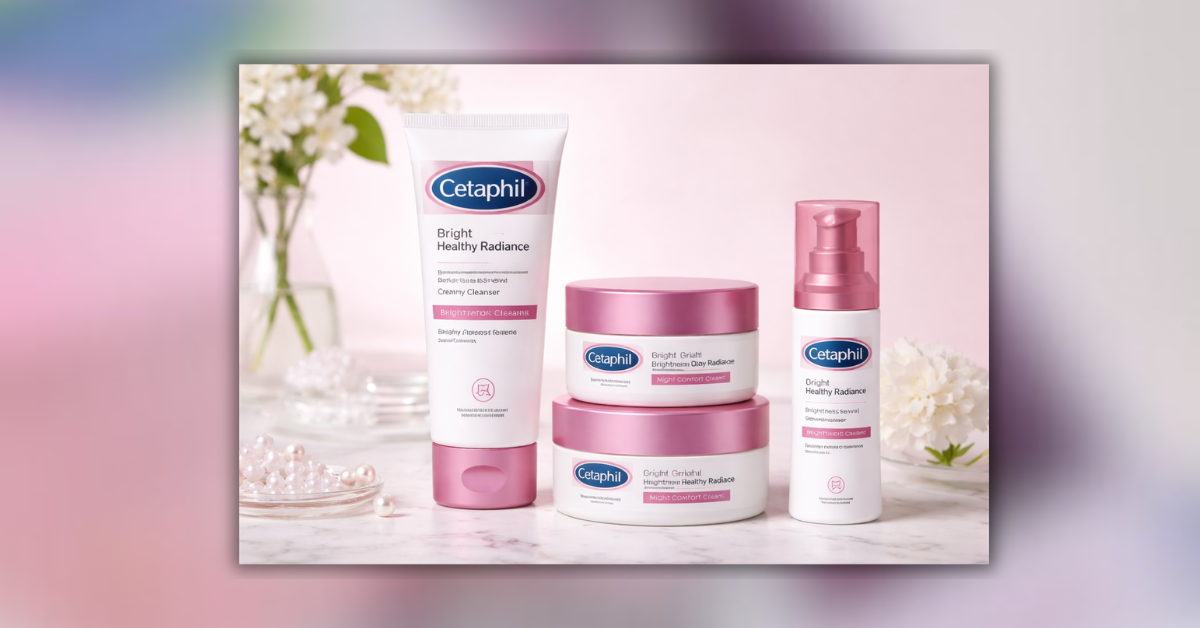 Cetaphil Bright Healthy Radiance cream and serum for dark spots and bright skin