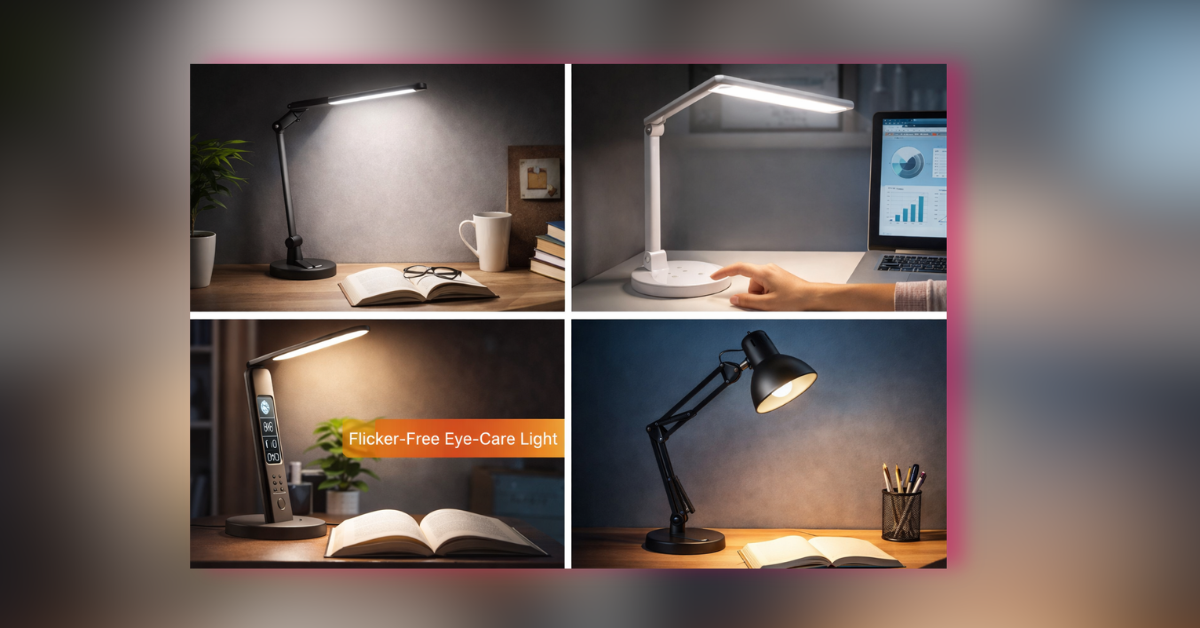 Desk Lamp पढ़ाई और ऑफिस वर्क के लिए LED टेबल लाइट