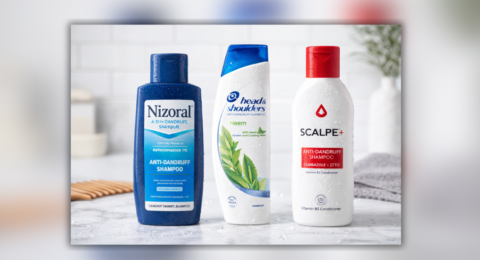 Anti Dandruff Shampoo bottle for dandruff and itchy scalp treatment
