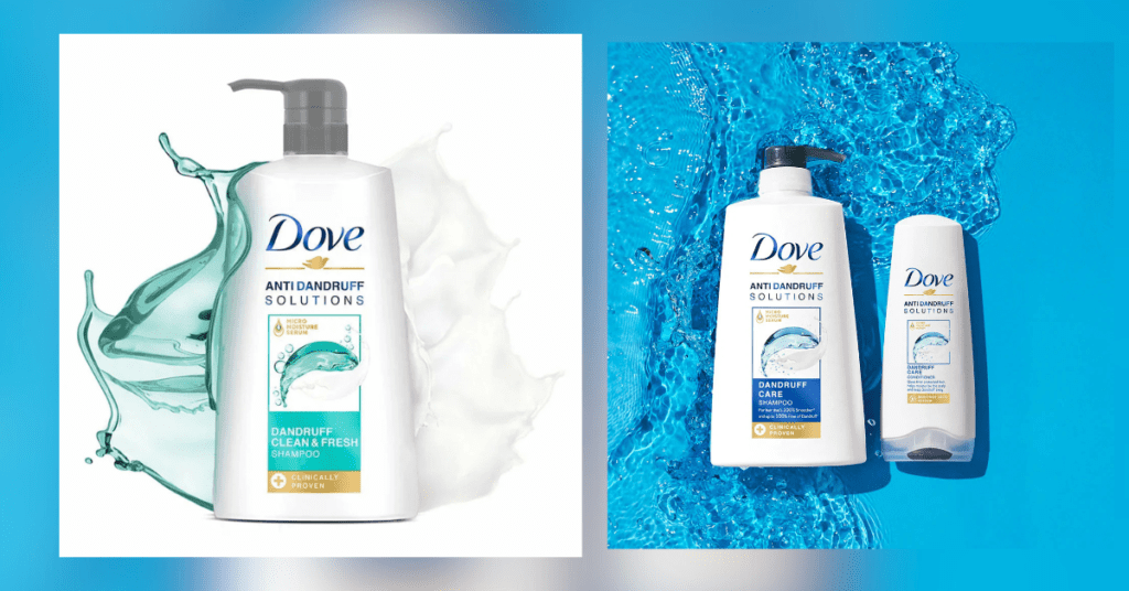 Dove Anti Dandruff Shampoo for dandruff control and smooth hair