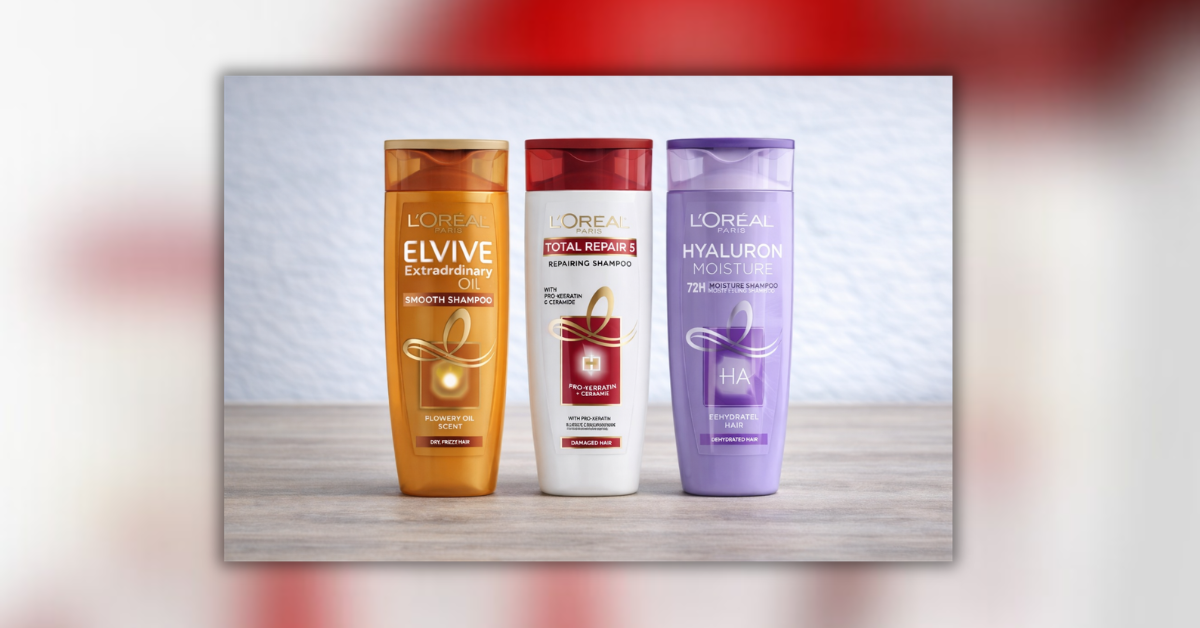 Loreal Paris Shampoo for smooth and damage repair hair