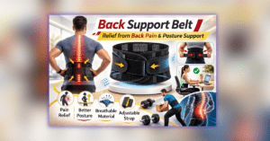 Back Support Belt for lower back pain relief and posture support