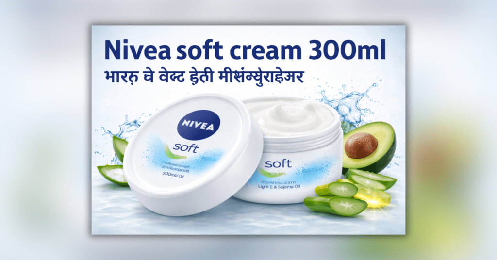 Nivea Soft Cream 300ml – Vitamin E aur Jojoba Oil ke saath soft aur glowing skin ke liye
