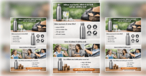 Milton steel bottle MILTON Handy 650 stainless steel water bottle 650ml leak proof