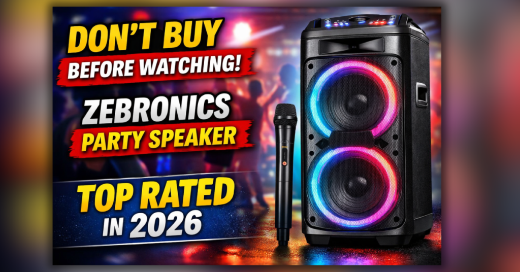 Zebronics Bluetooth Party Speaker