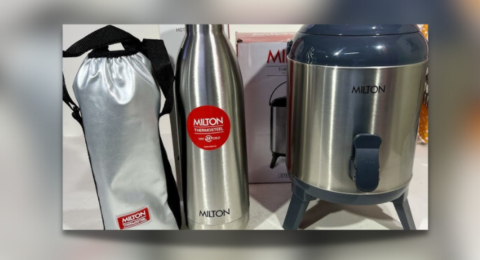 Milton Aura 1000 Thermosteel Water Bottle स्टेनलेस स्टील इंसुलेटेड बोतल 1000ml