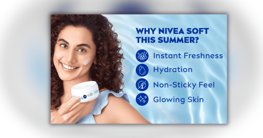 Nivea Soft Moisturizer – lightweight daily use cream for soft aur hydrated skin