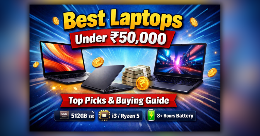 Best Laptops Under 50000