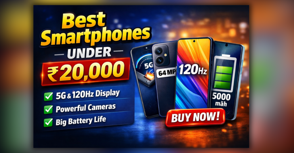 Best Smartphones Under 20000