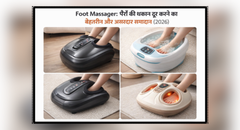 Electric Foot Massager with heat therapy