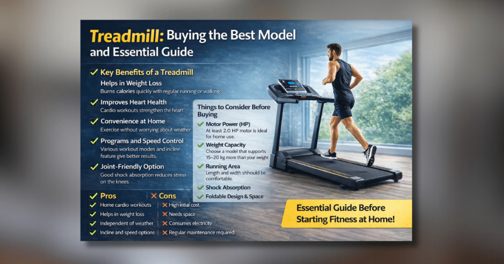 Home treadmill machine for walking and running