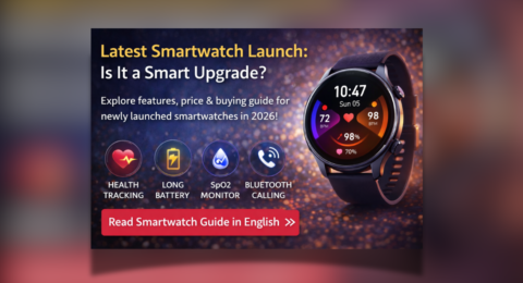 Latest smartwatch launch with AMOLED display, health tracking and Bluetooth calling features