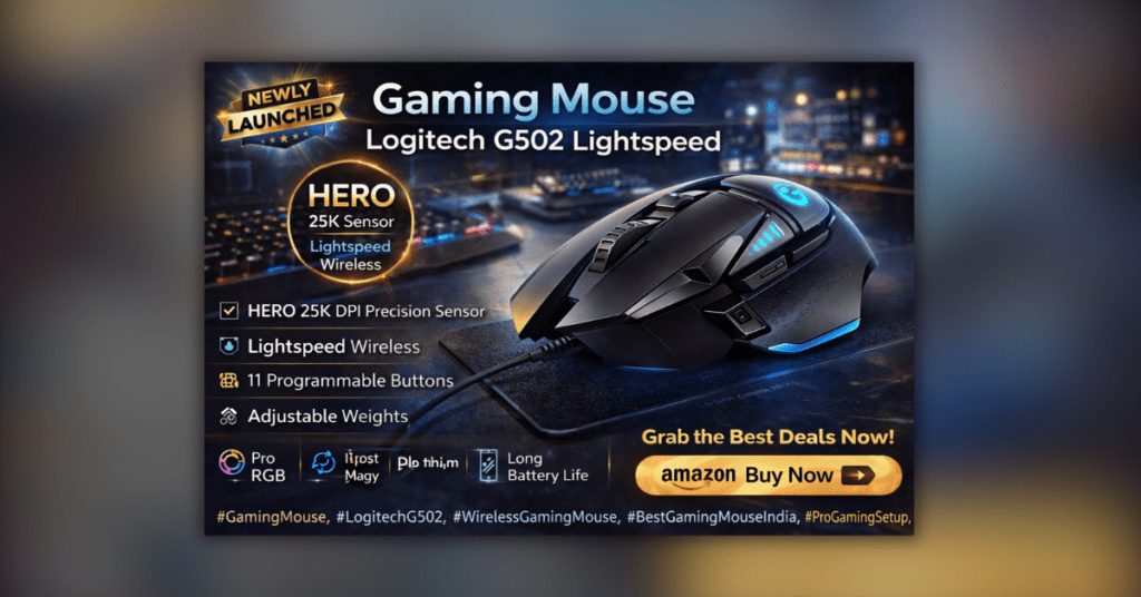 Best RGB Gaming Mouse for PC with High DPI Sensor