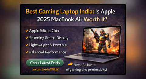 Best Gaming Laptop India Apple 2025 MacBook Air with powerful performance