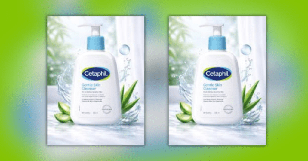 Cetaphil Gentle Skin Cleanser bottle for sensitive and dry skin