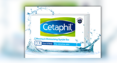 Cetaphil Soap gentle cleansing bar for sensitive and dry skin