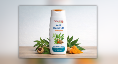 Patanjali Anti Dandruff Shampoo herbal bottle for dandruff treatment in India