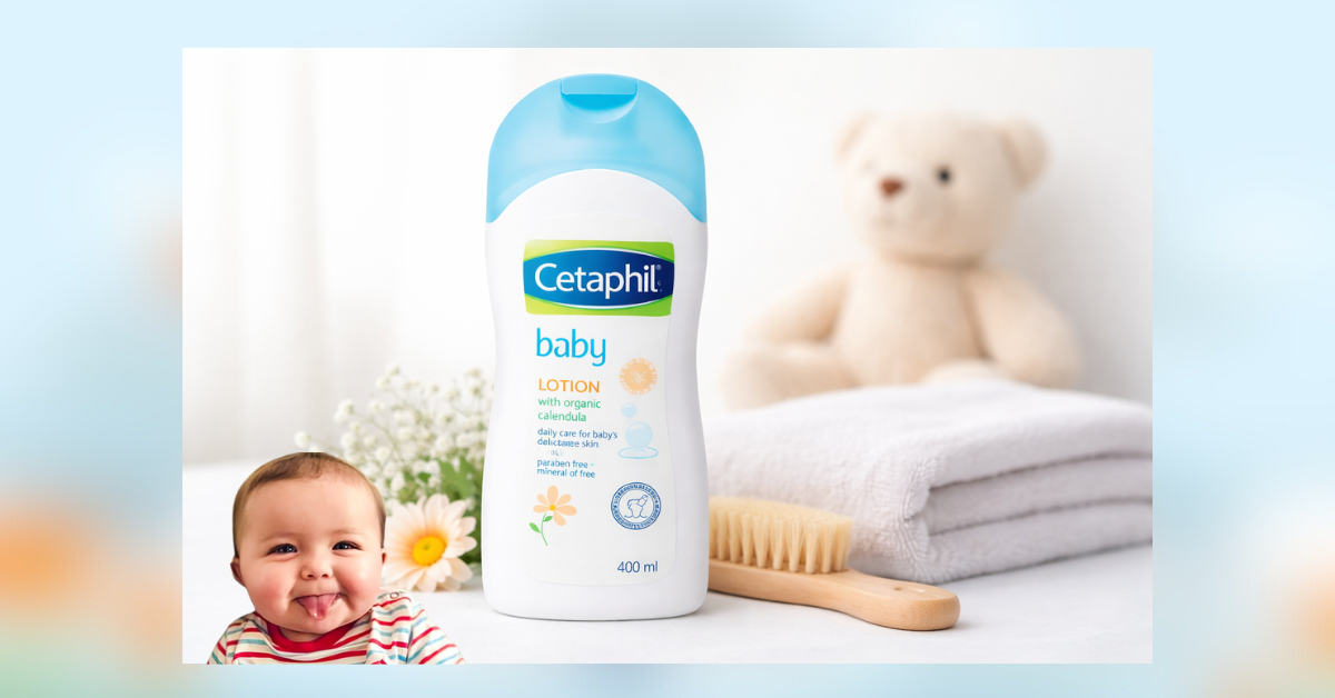 Cetaphil Baby Lotion शिशुओं की नाज़ुक और सेंसिटिव त्वचा के लिए हल्का मॉइस्चराइज़र
