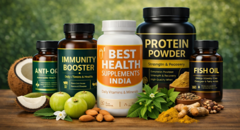 Best health supplements india multivitamin protein immunity booster fish oil bottles with natural ingredients