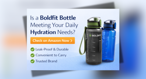 Boldfit bottle लीक-प्रूफ पानी की बोतल जिम और रोज़ाना उपयोग के लिए