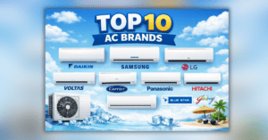 Top ten ac brands in India with best cooling performance and energy efficiency