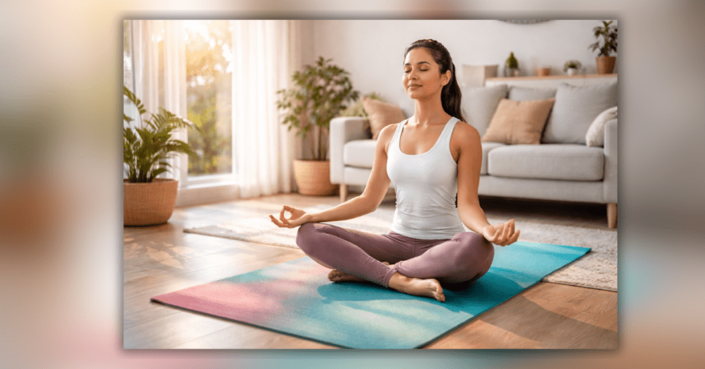 Yoga Mat 2026 home yoga workout mat for exercise and meditation