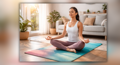 Yoga Mat 2026 home yoga workout mat for exercise and meditation