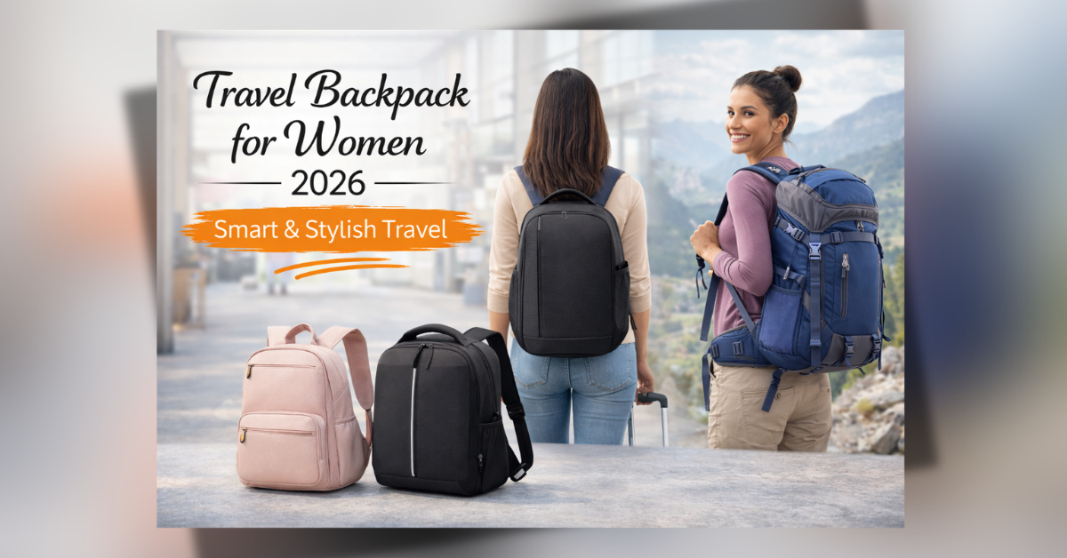 Travel backpack for women 2026 stylish and secure design