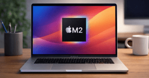 Macbook Pro M2 लैपटॉप Apple M2 चिप के साथ HD इमेज