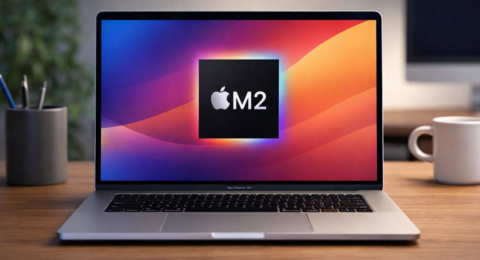Macbook Pro M2 लैपटॉप Apple M2 चिप के साथ HD इमेज