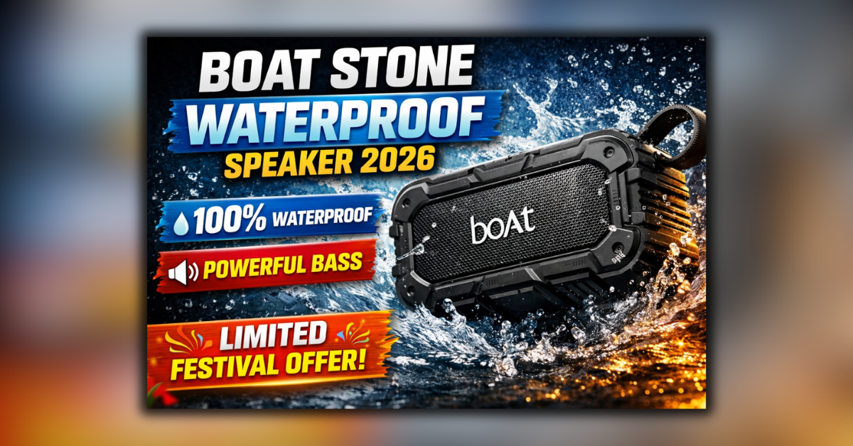 Boat Stone Waterproof Speaker