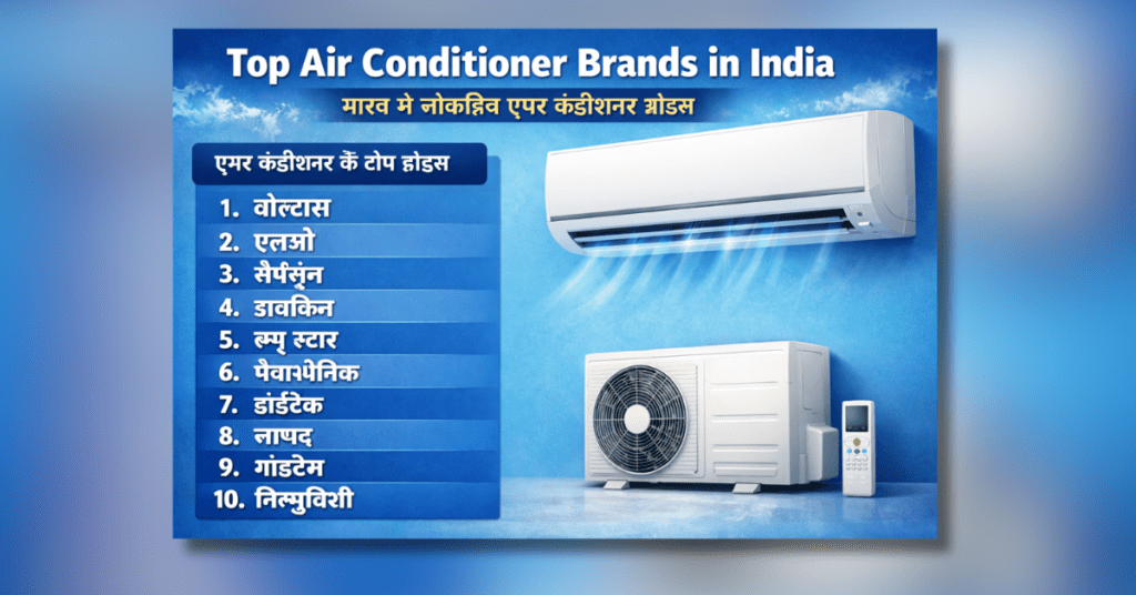 Air Conditioner Name List with Top AC Brands in India