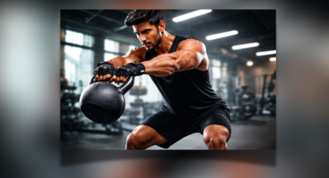 Kettlebell Workout 2026 full body strength training exercise in gym