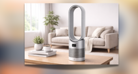 Bladeless fan for home safe cooling modern design