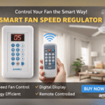 Smart Fan Speed Regulator with remote control and digital display for ceiling fan