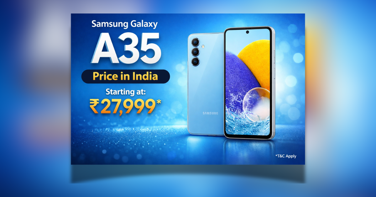 Samsung Galaxy A35 Price in India 2026 स्मार्टफोन कीमत और फीचर्स