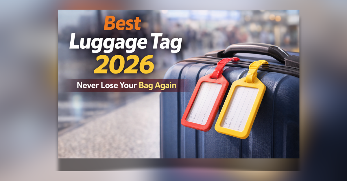 Best Luggage Tag 2026 colorful suitcase identification tag for travel bags